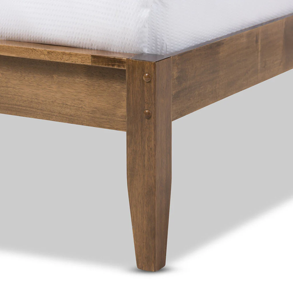 Dolce Platform Bed Walnut - Image 4