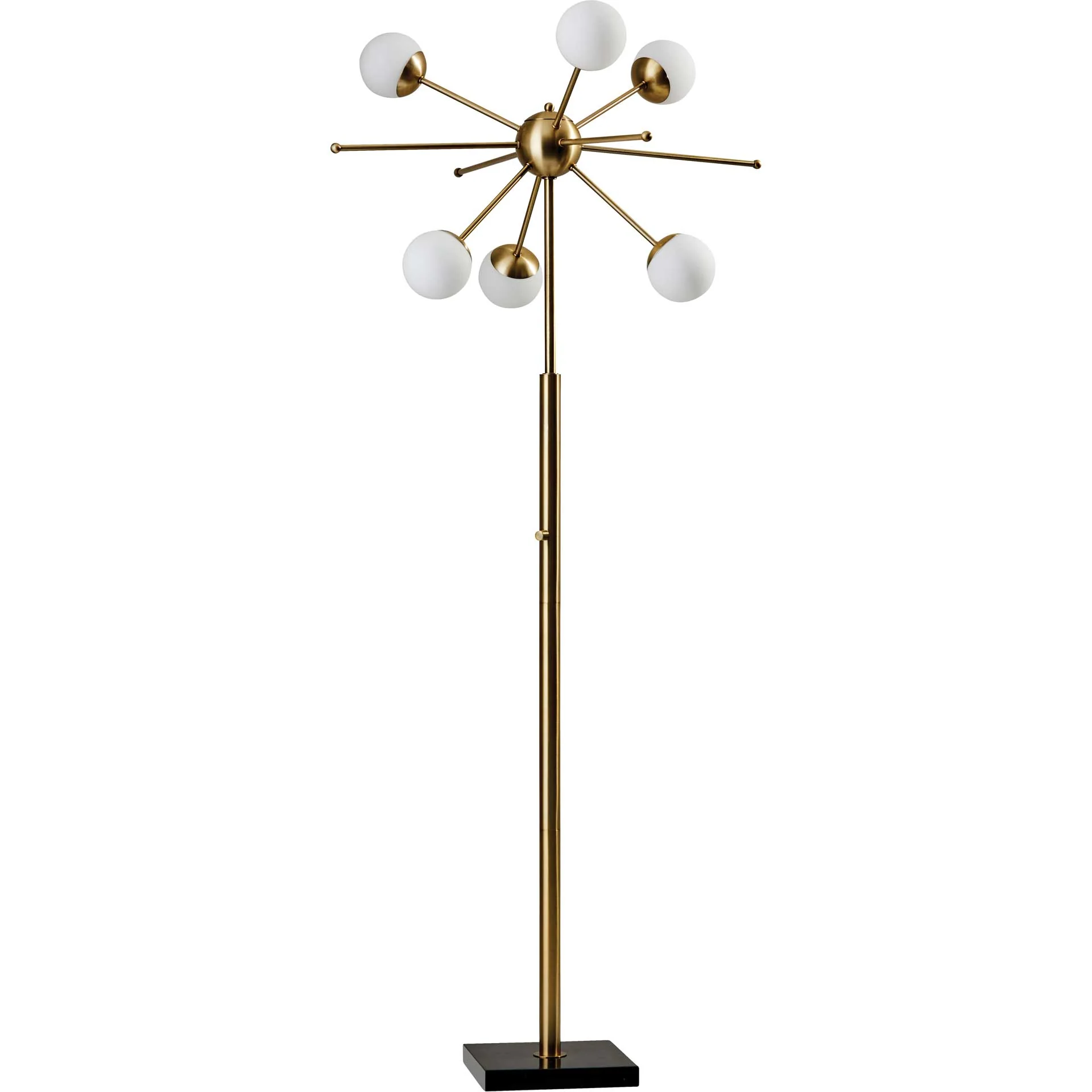 Dole LED Floor Lamp Brass - Image 2