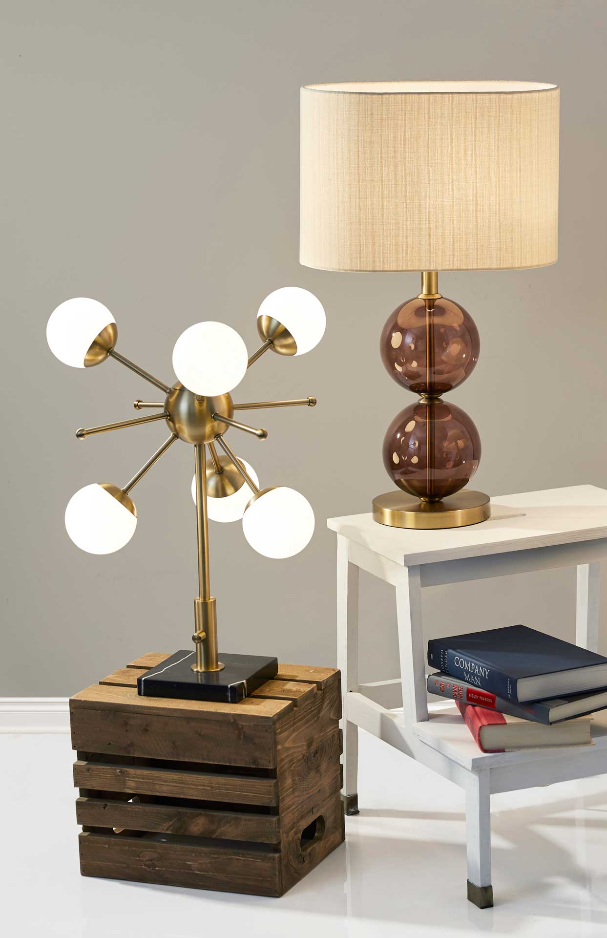 Dole LED Table Lamp Brass - Image 6