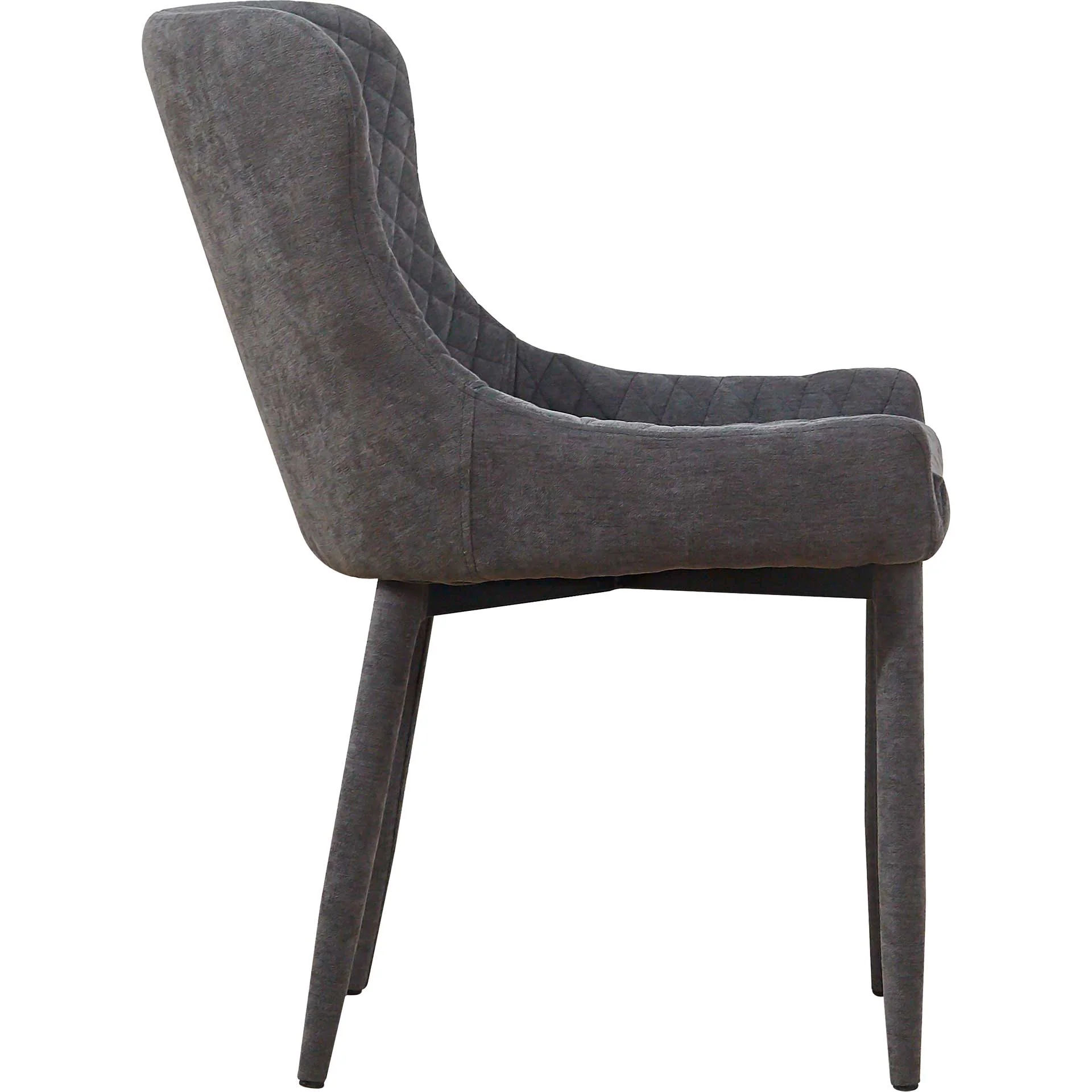 Dorian Velvet Chair Gray - Image 3