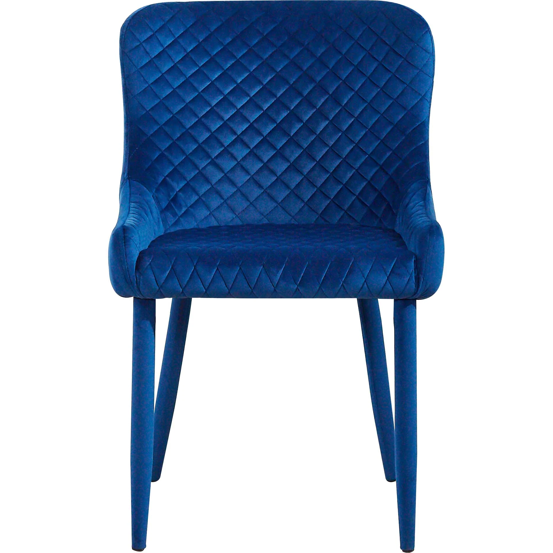 Dorian Velvet Chair Navy - Image 2