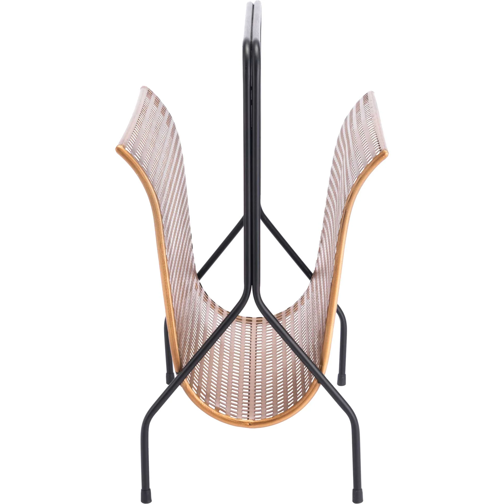 Dotted Magazine Rack Gold - Image 3