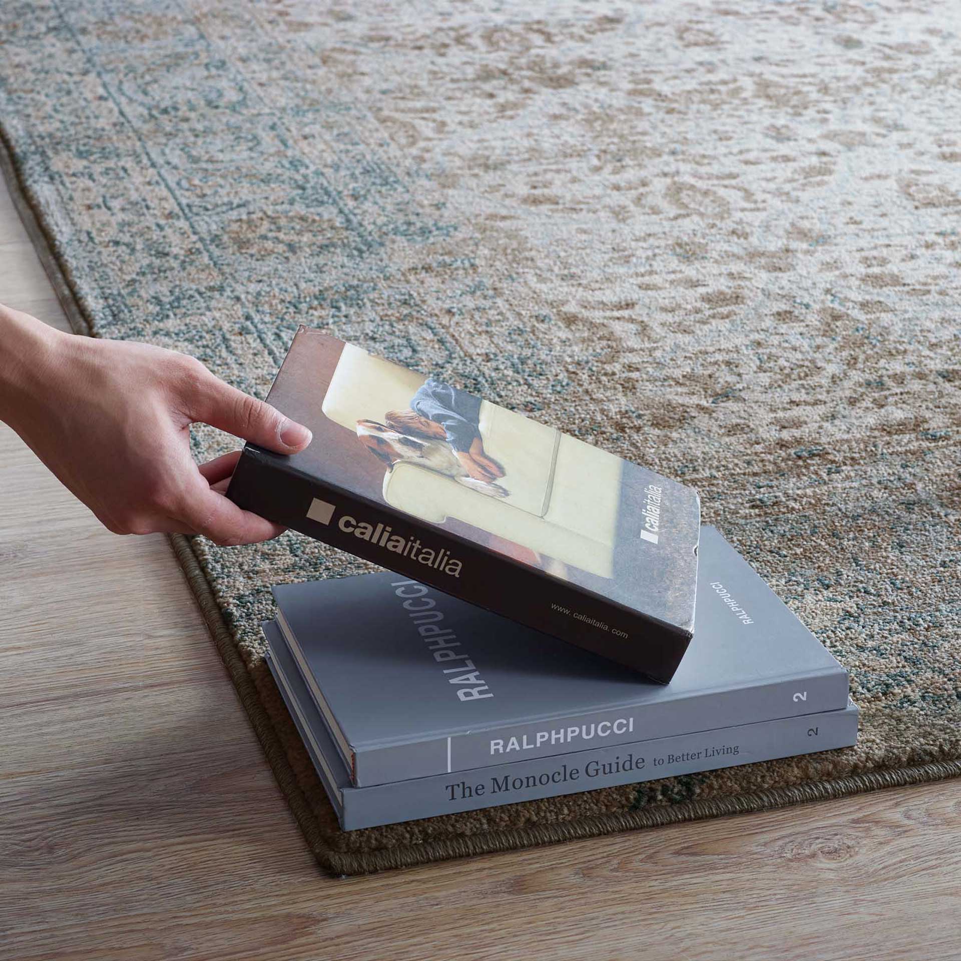 Douglas Area Rug Teal/Brown/Beige - Image 5