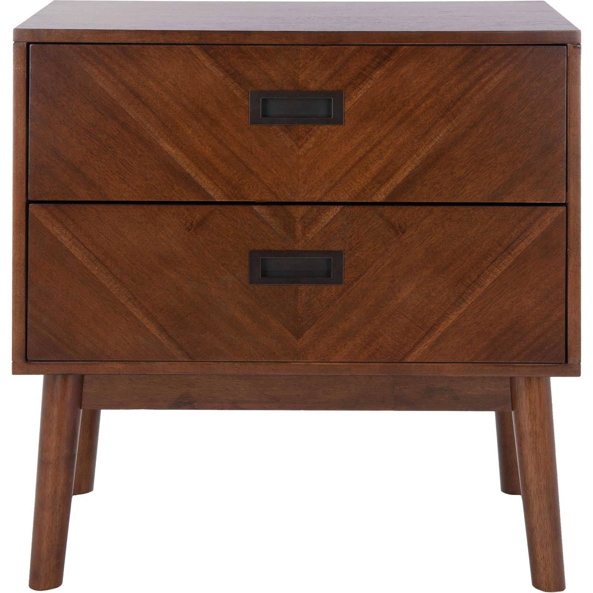 Dover 2 Drawer Nightstand Dark Walnut - Image 2