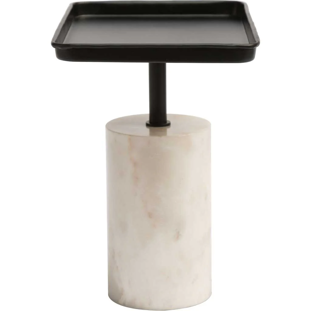 Dovetail Accent Table Black & White - Image 3