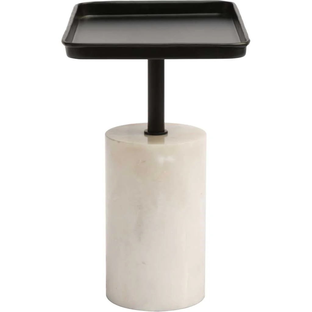 Dovetail Accent Table Black & White - Image 4