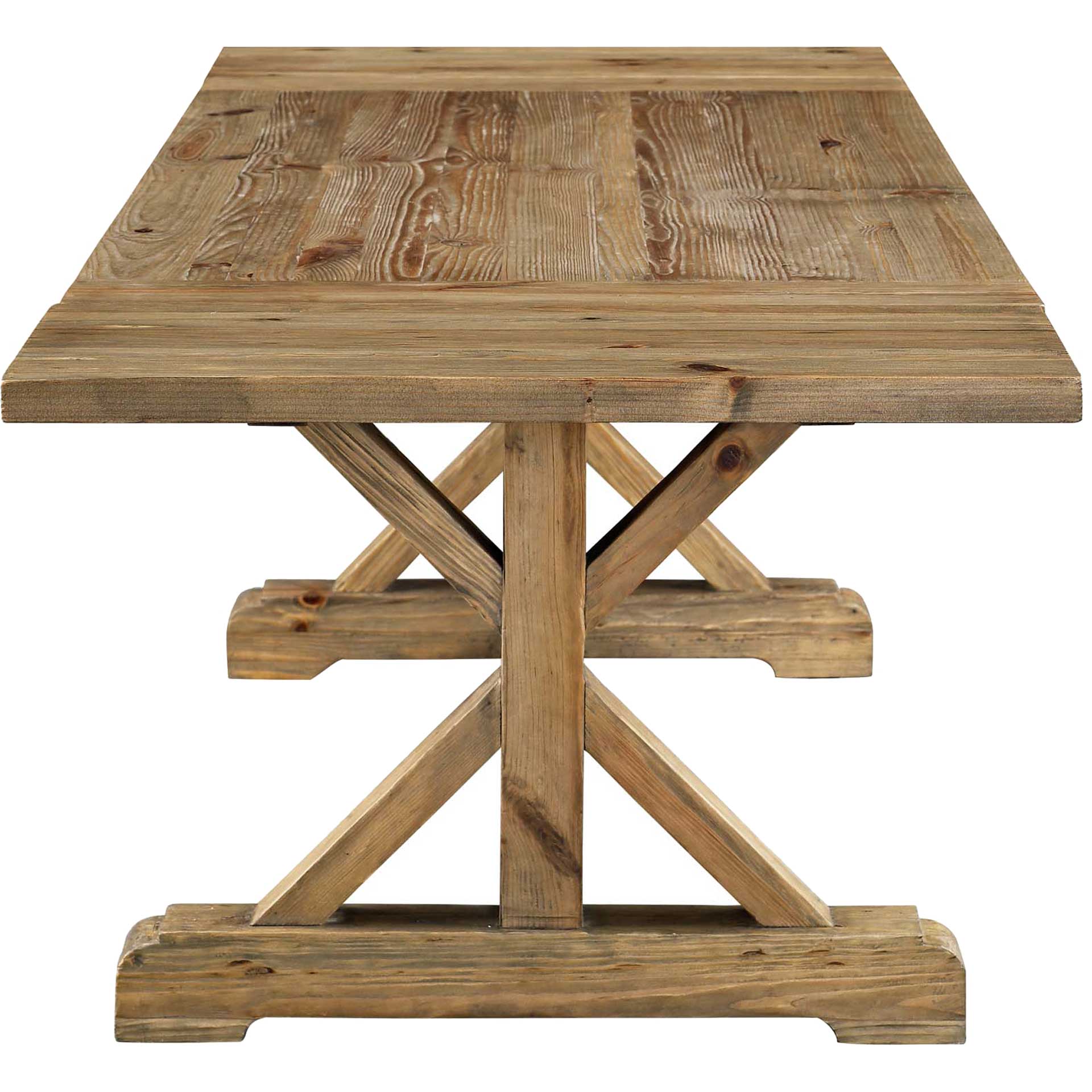 Doyles Extendable Wood Dining Table Brown - Image 3