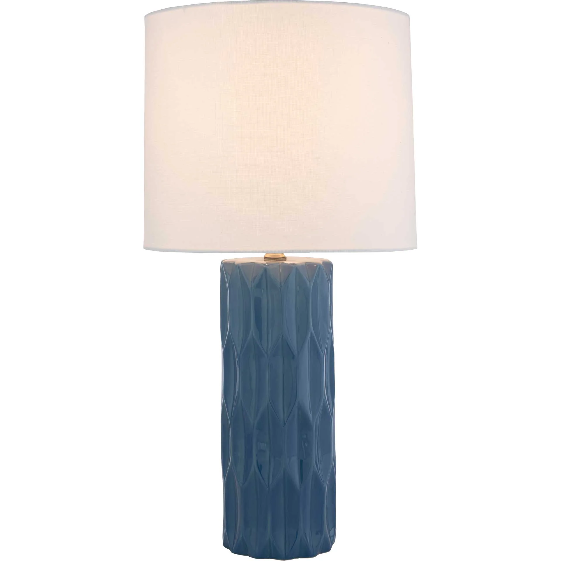 Drake Table Lamp Bright Blue/White/Blue - Image 2