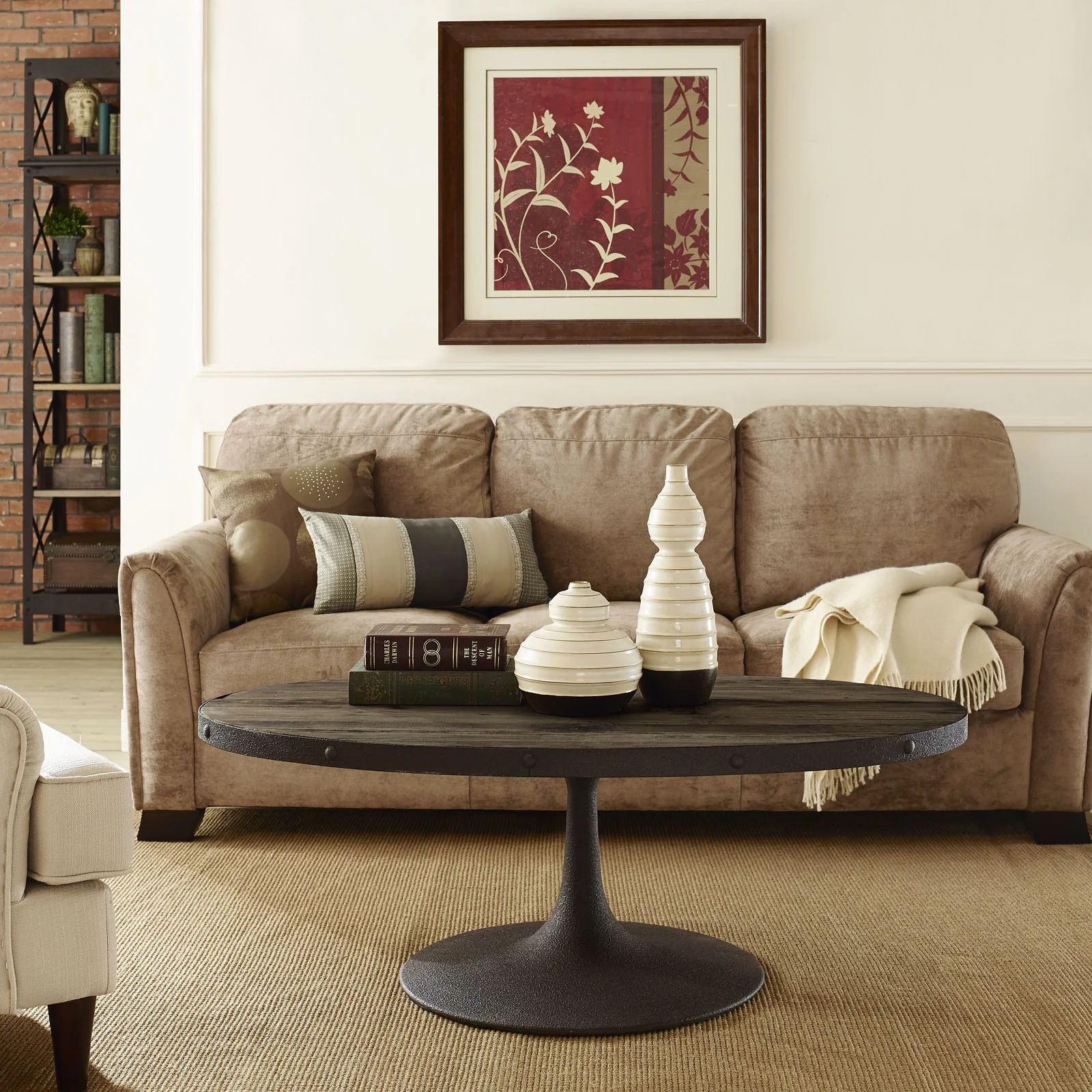 Drift Wood Top Coffee Table Brown - Image 4