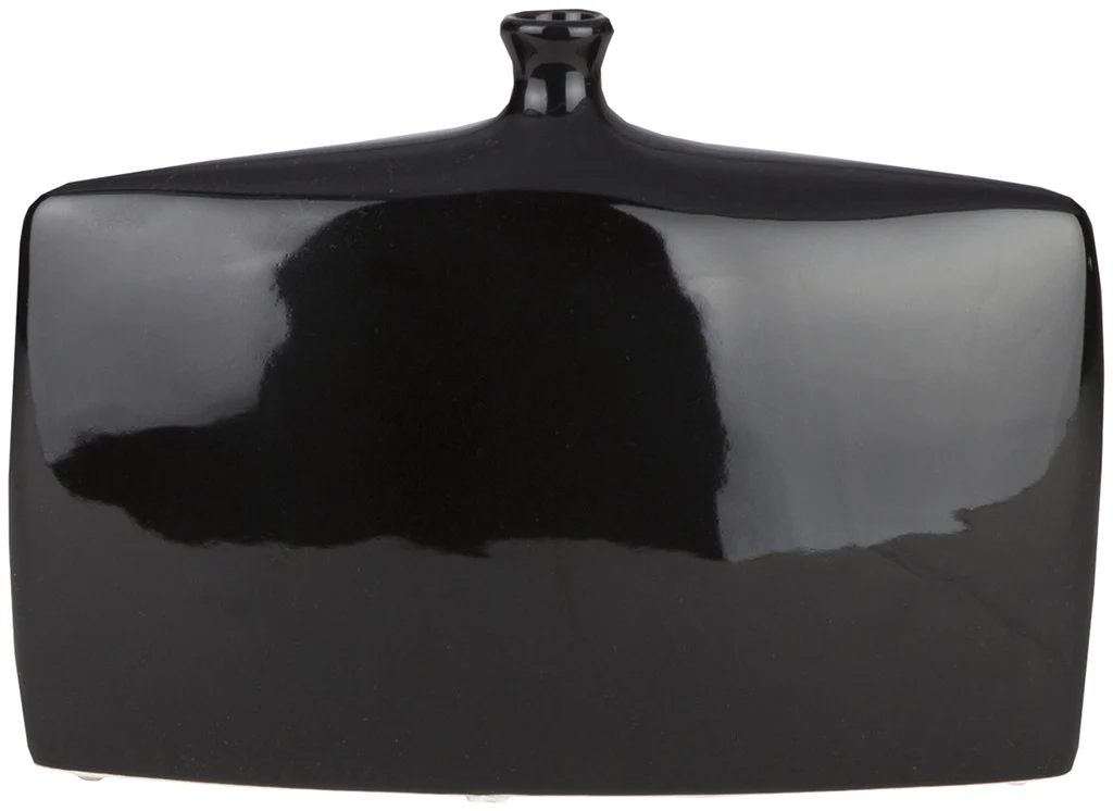 Druid Ceramic Table Vase Black - Image 2