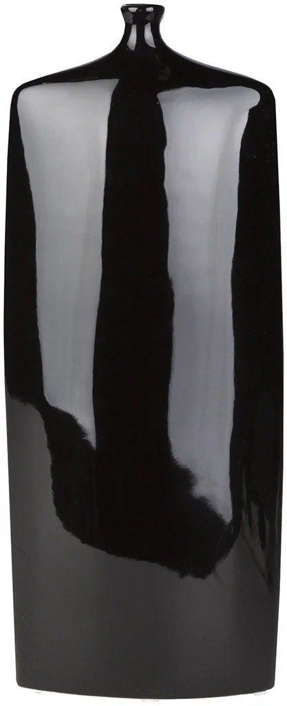 Druid Ceramic Table Vase Black - Image 3