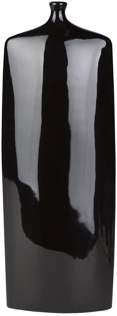 Druid Ceramic Table Vase Black - Image 4