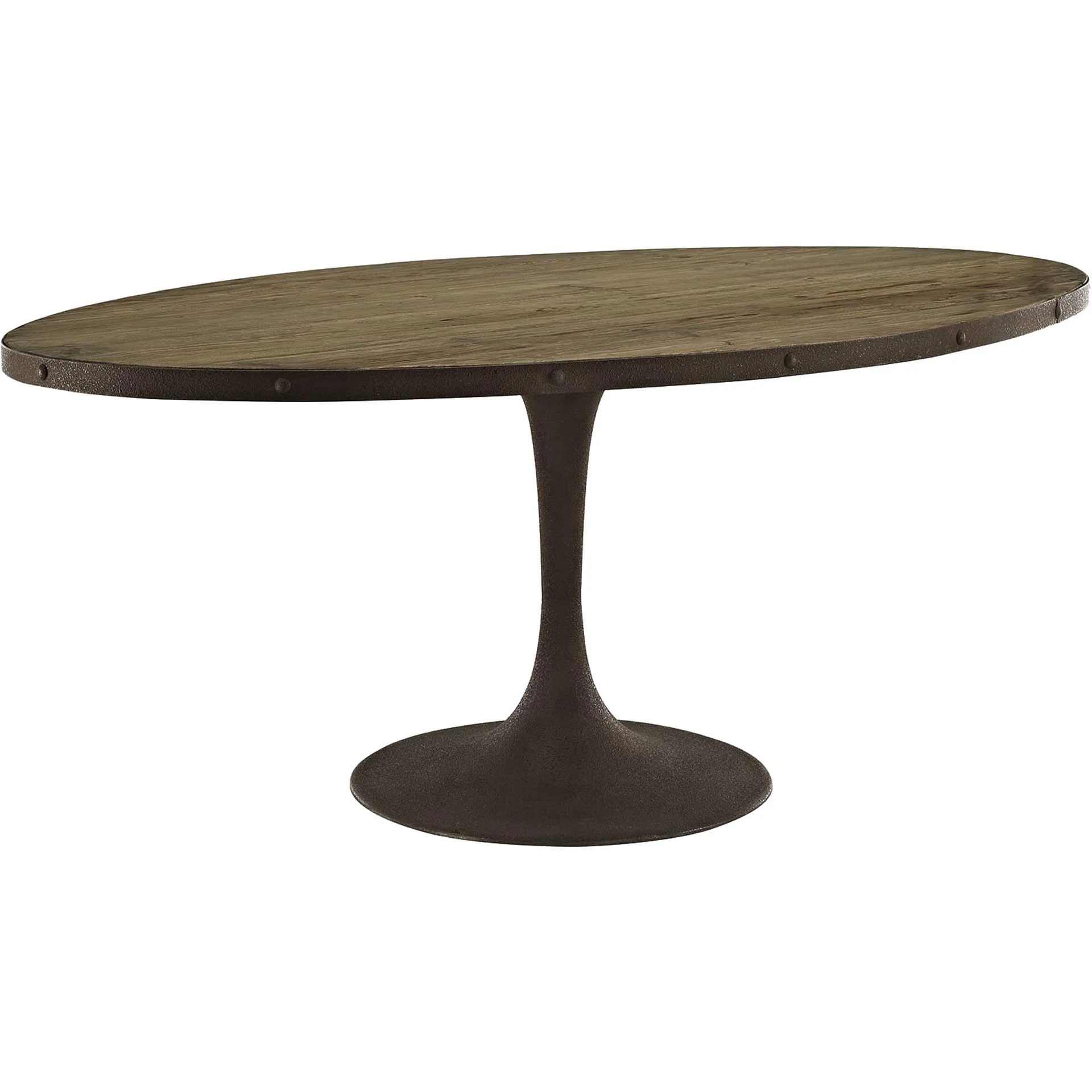 Druid Oval Wood Top Dining Table Natural - Image 2