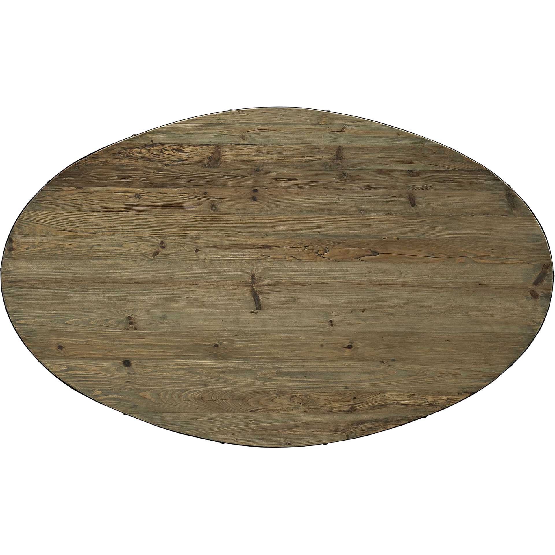 Druid Oval Wood Top Dining Table Natural - Image 3