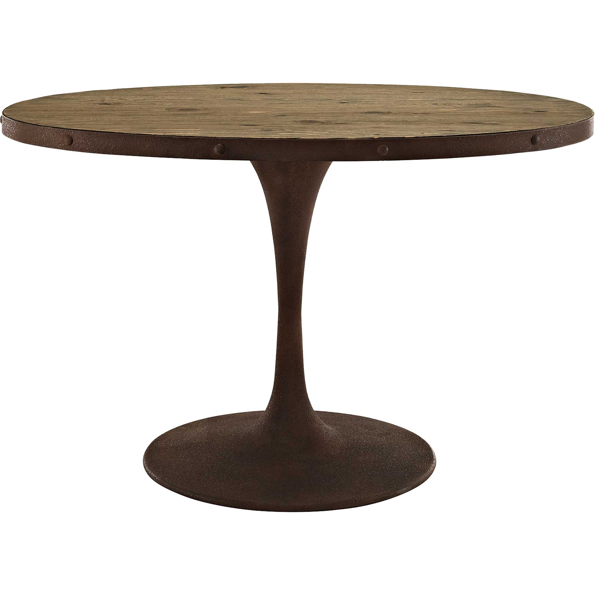 Druid Oval Wood Top Dining Table Natural - Image 7