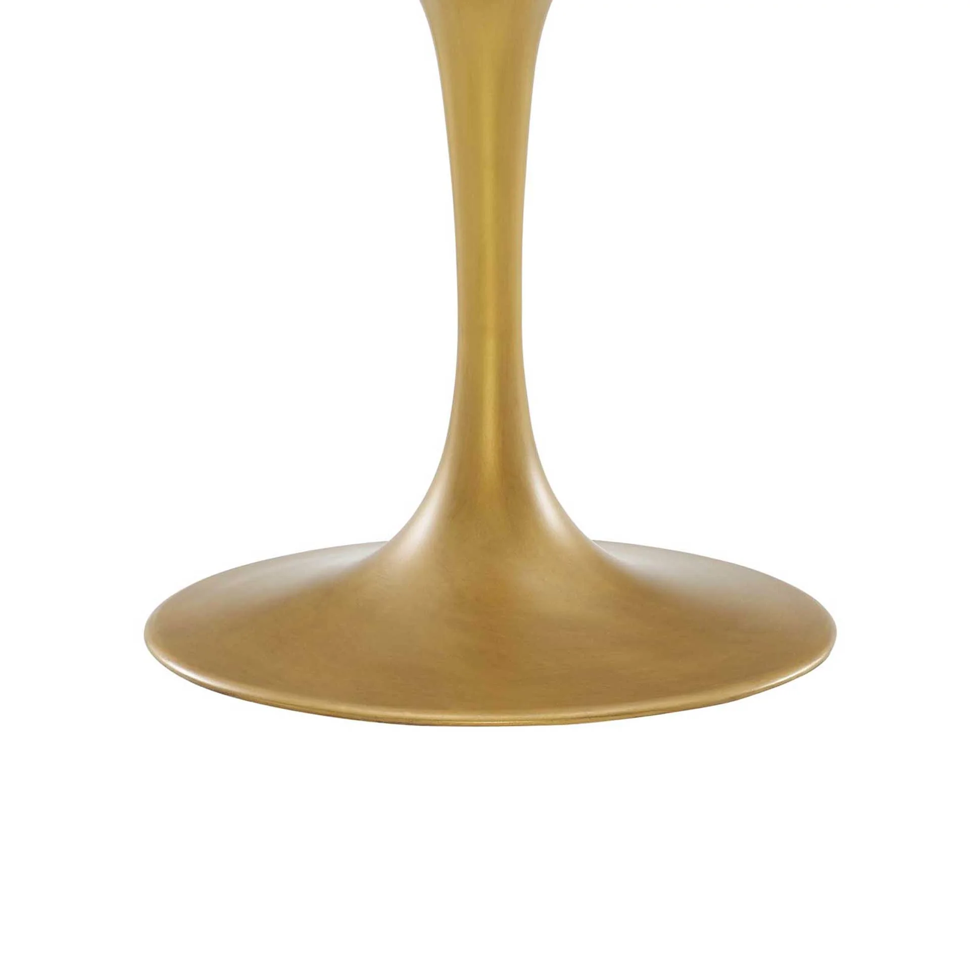 Druid Round Wood Top Dining Table Black/Gold - Image 3