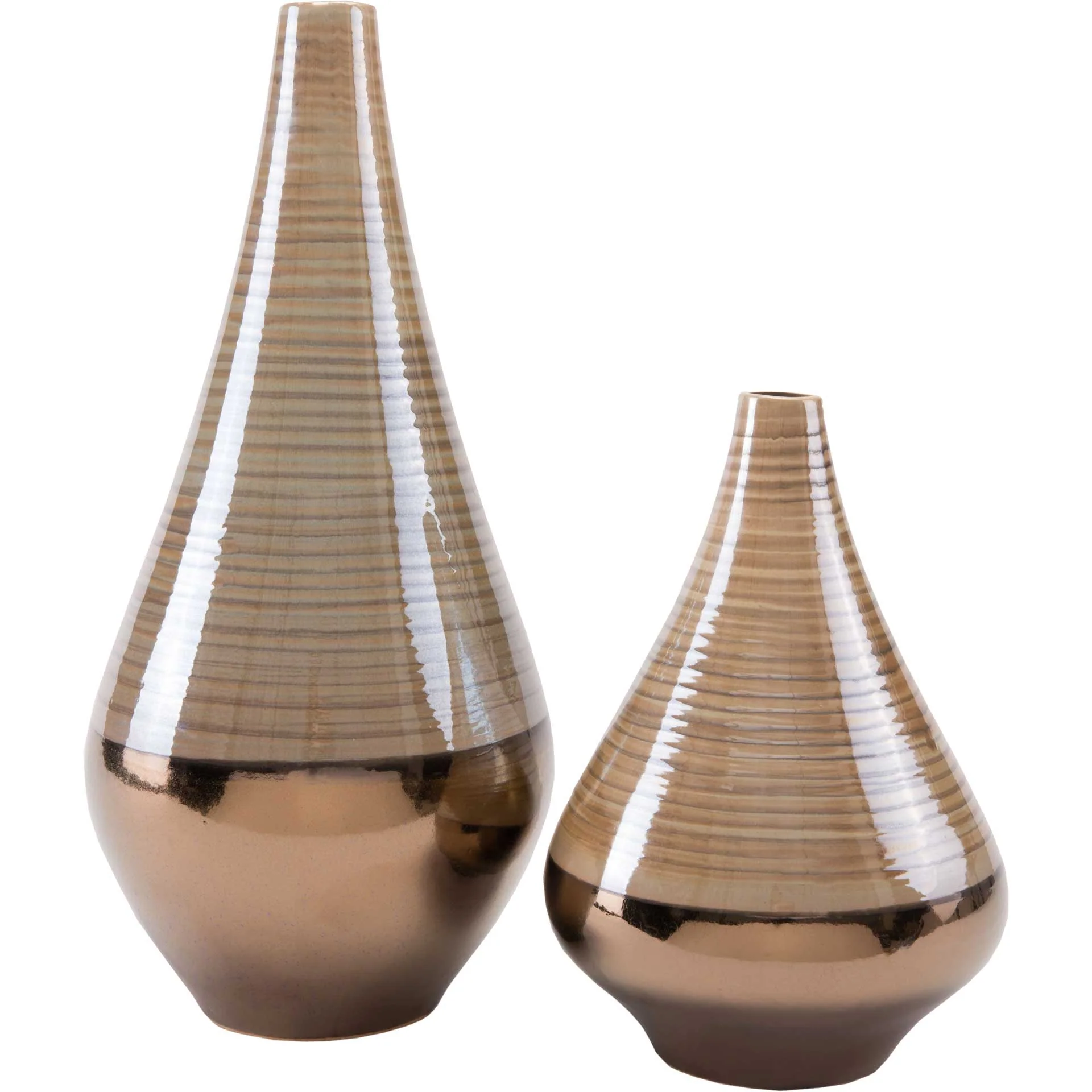 Dual Vase Brown/Pearl - Image 4