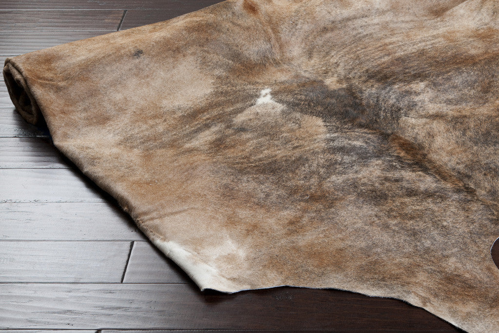 Duke Beige/Mocha Cowhide Rug - Image 2