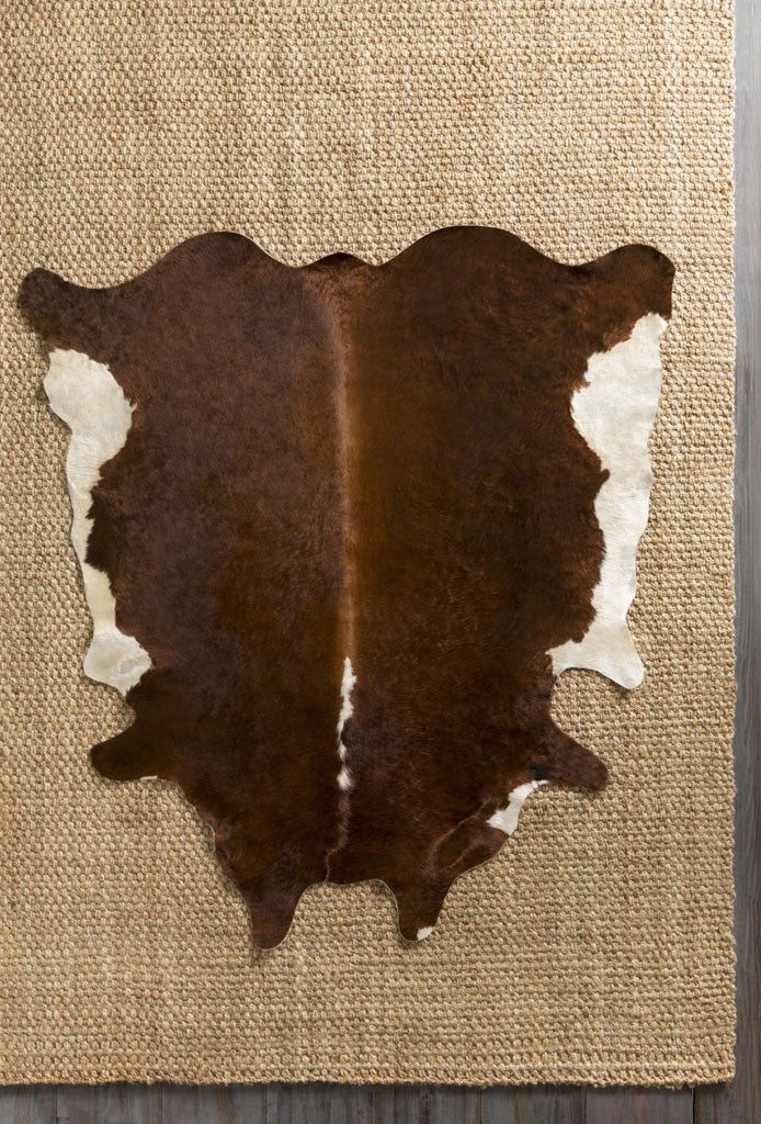 Duke Beige/Mocha Cowhide Rug - Image 3