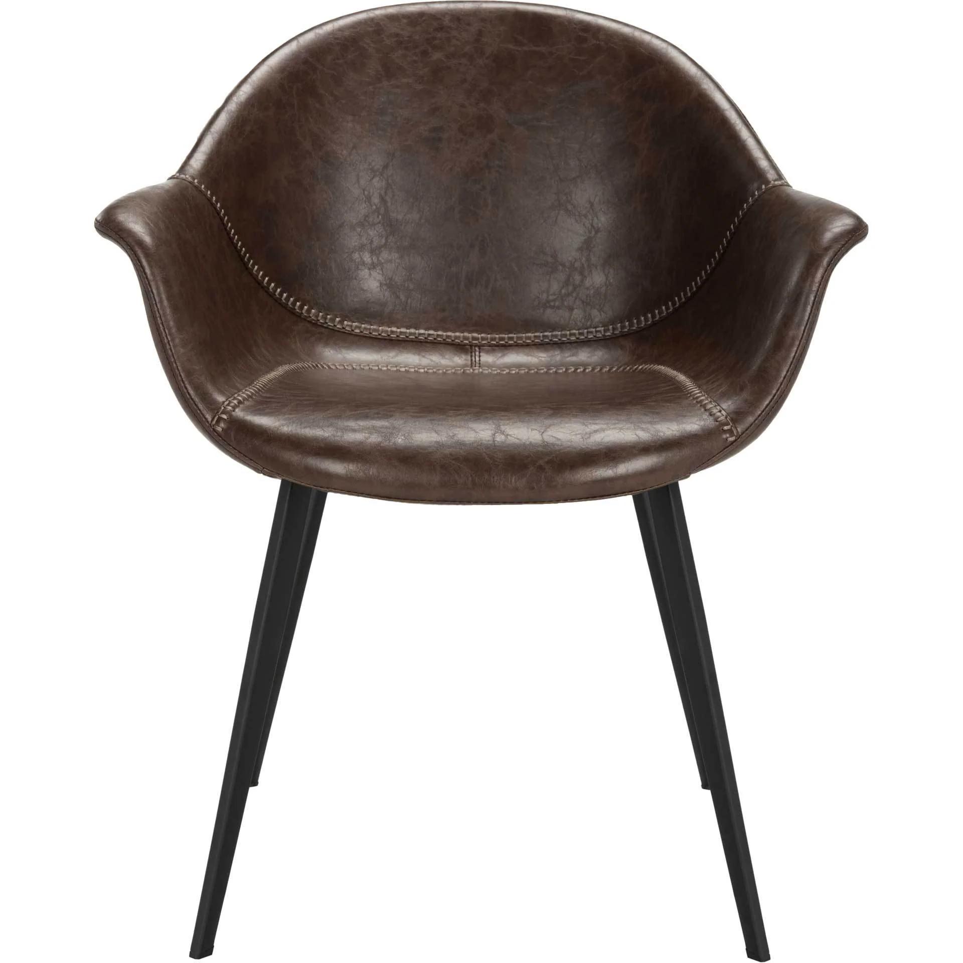 Duke Leather Tub Chair (Set of 2) - Image 3
