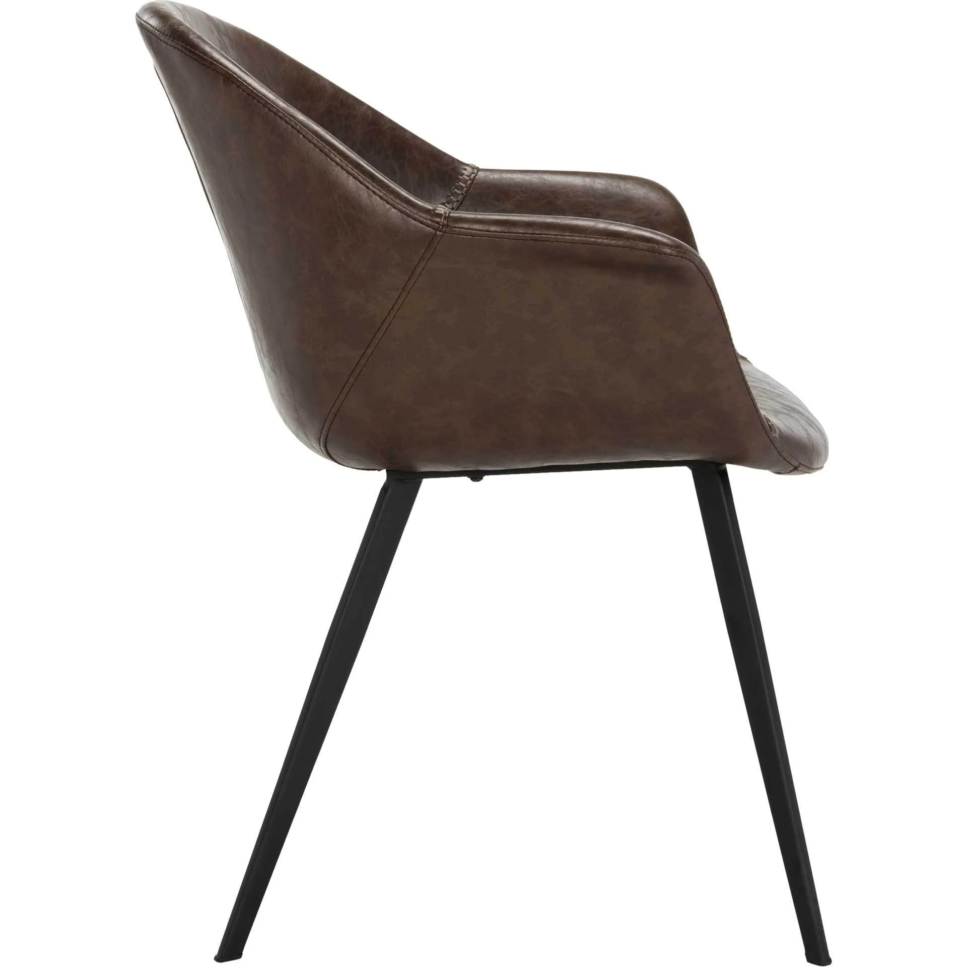 Duke Leather Tub Chair (Set of 2) - Image 4