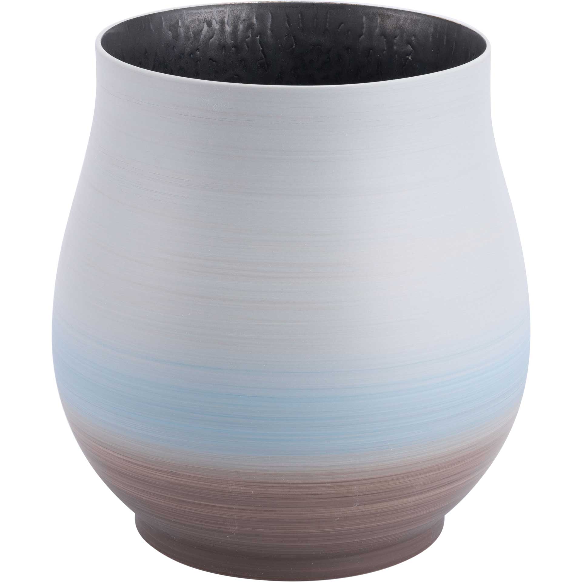 Dune Jar/Vase Light Blue/Brown - Image 3