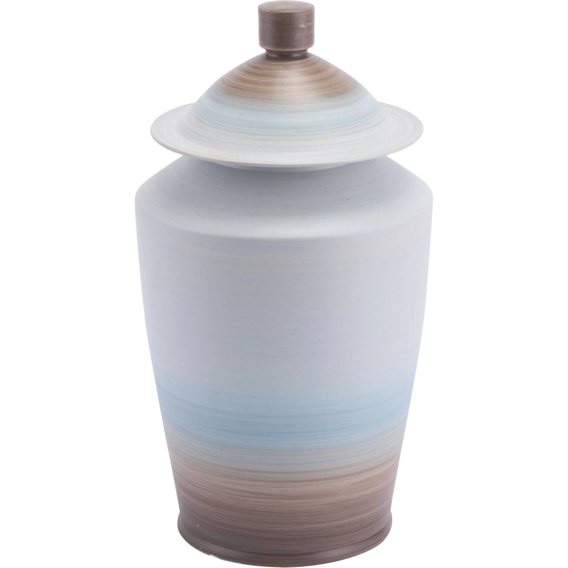 Dune Jar/Vase Light Blue/Brown - Image 4