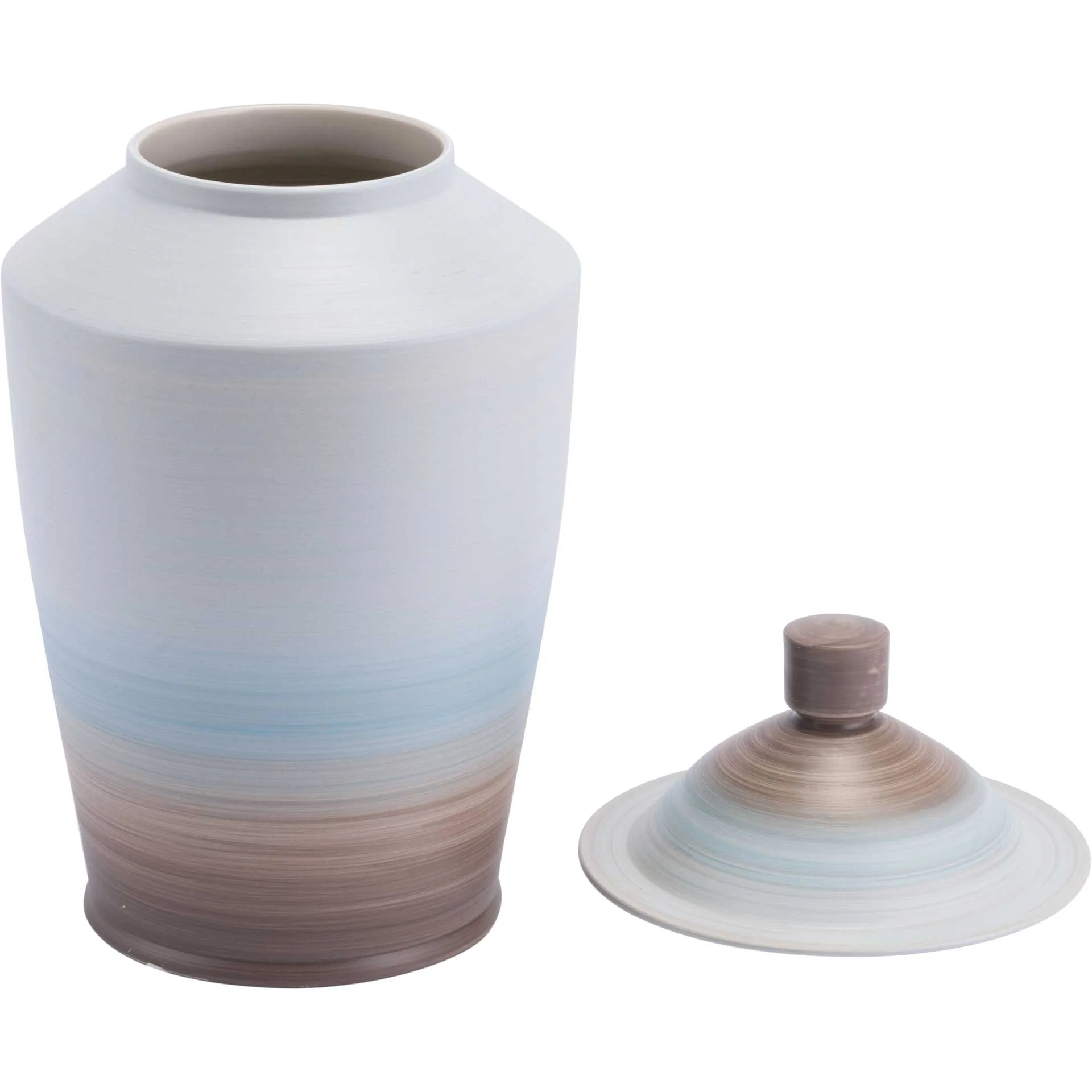Dune Jar/Vase Light Blue/Brown - Image 5