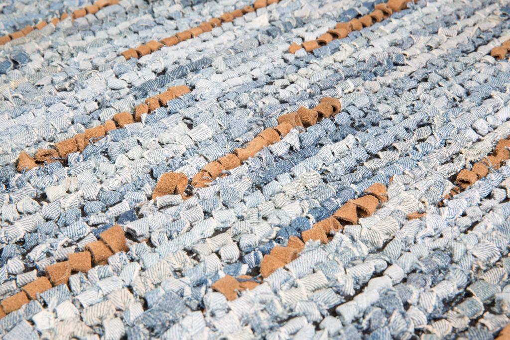 Dungaree Ivory/Sky Blue/Slate Area Rug - Image 3