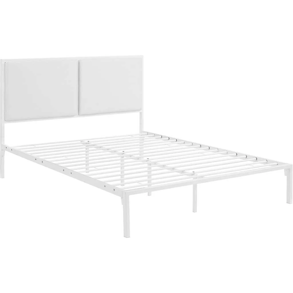 Dunlow Vinyl Bed White - Image 4