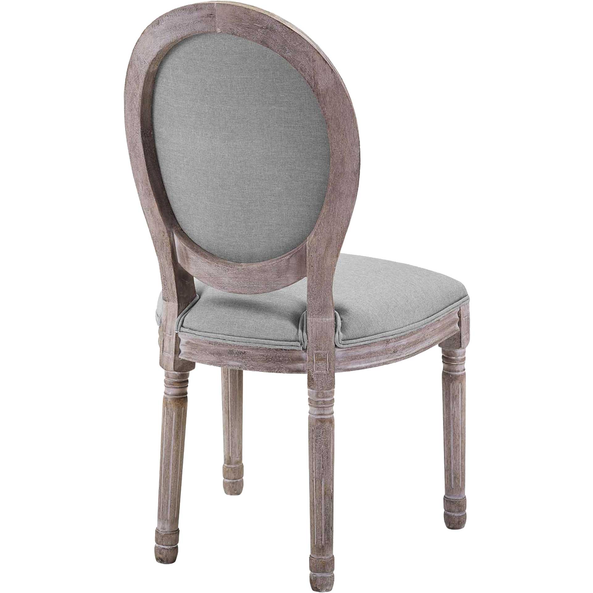 Eagle Upholstered Fabric Dining Side Chair Light Gray - Image 3