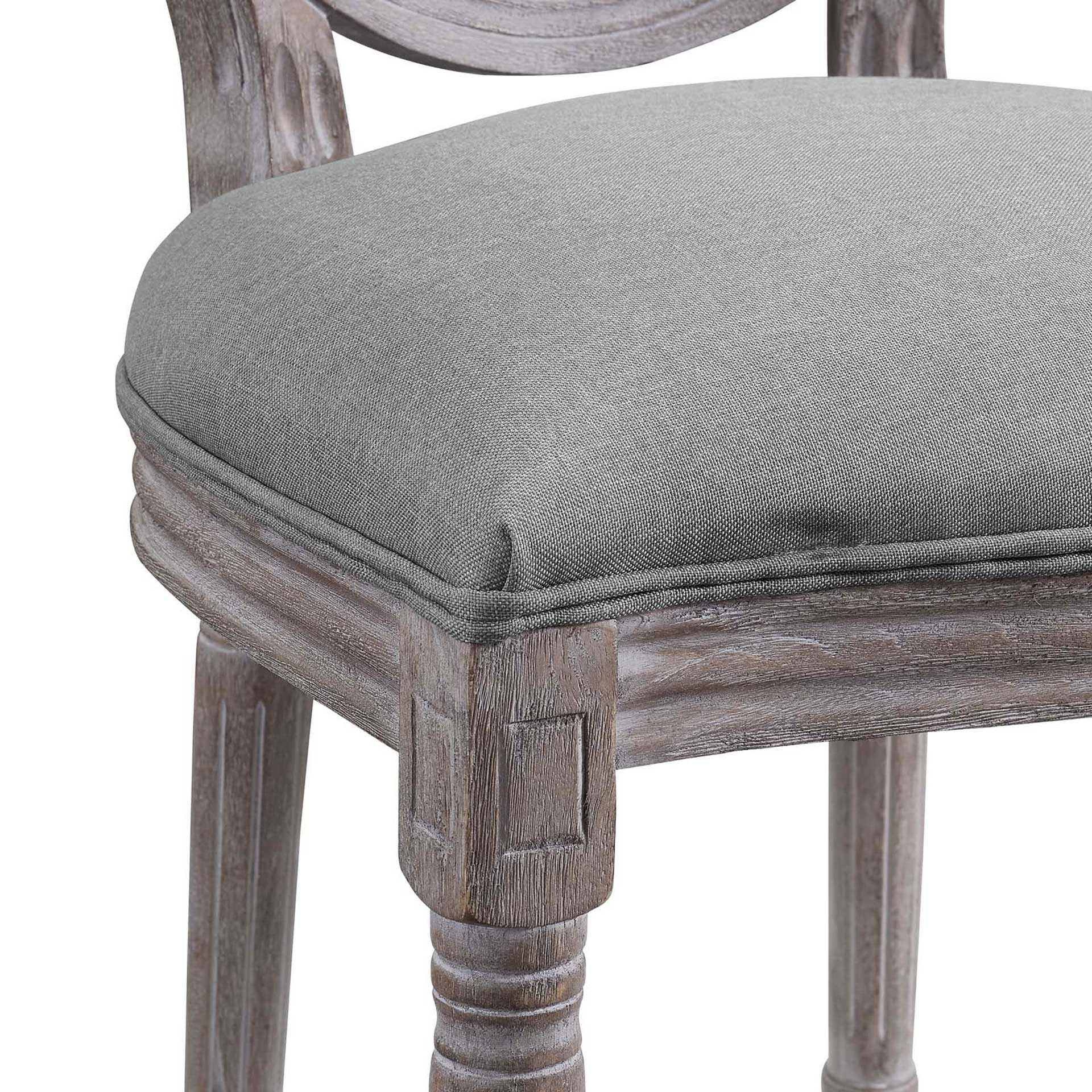 Eagle Upholstered Fabric Dining Side Chair Light Gray - Image 4