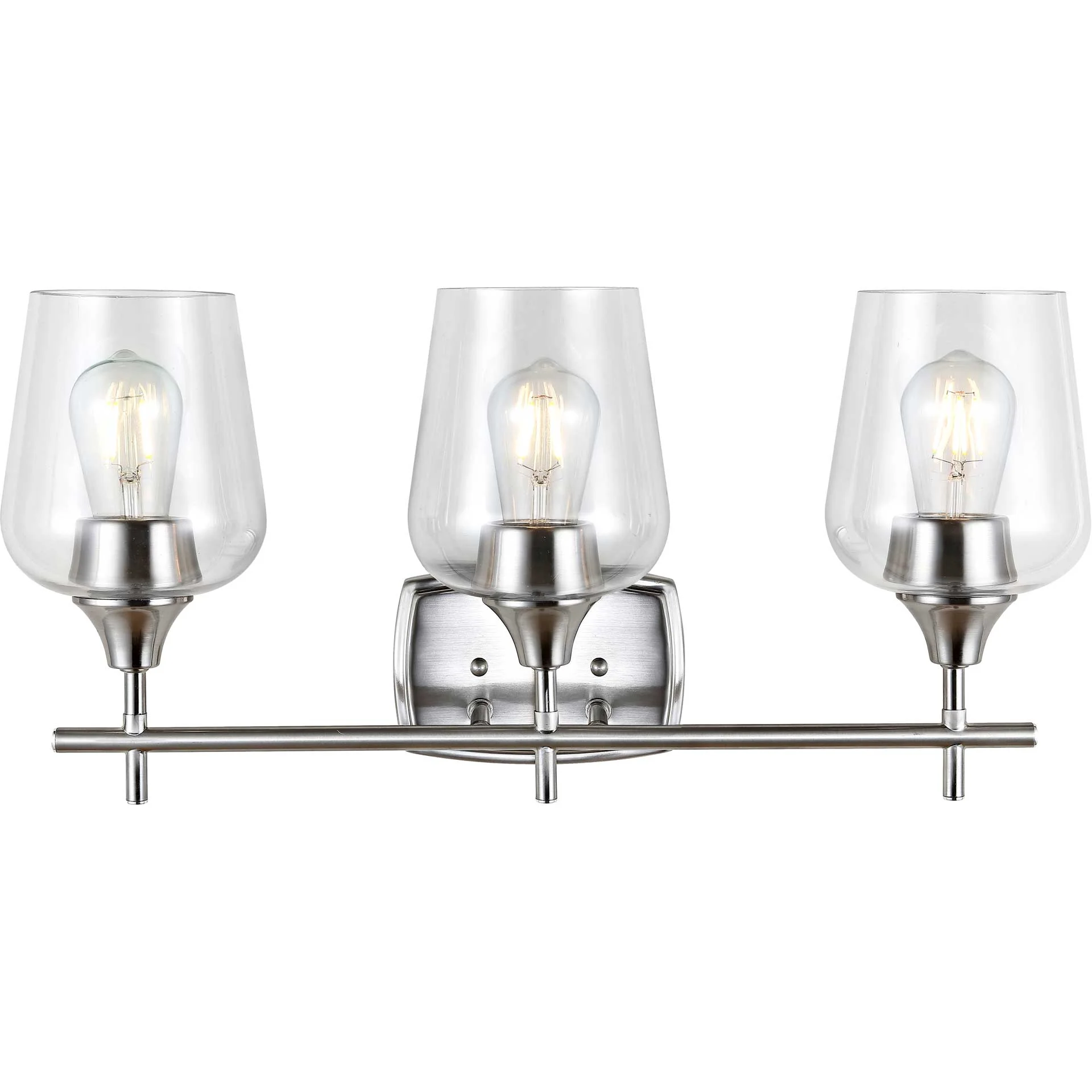 Eason Wall Sconce Nickel/Clear - Image 2