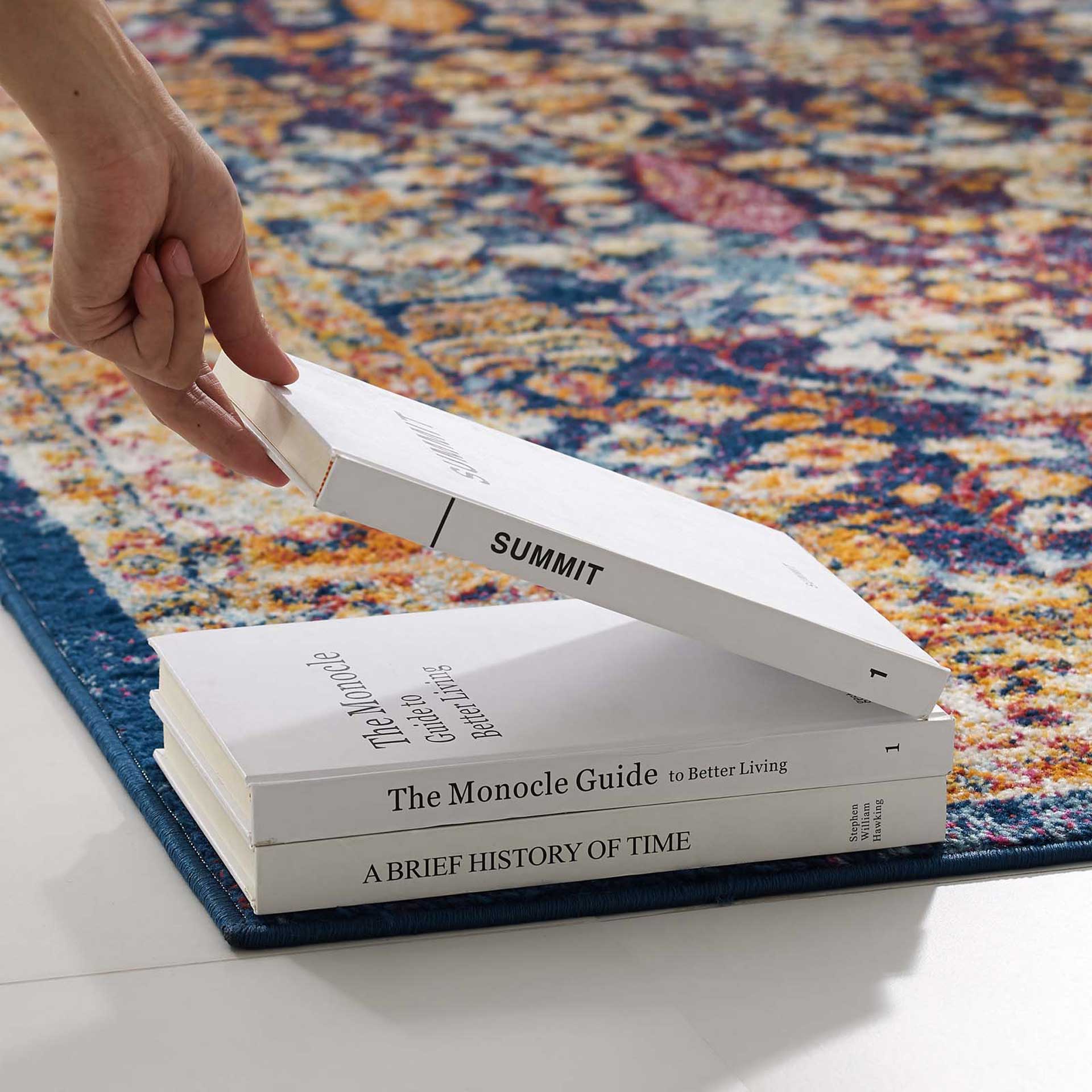 Eastham Area Rug Blue/Orange/Yellow/Red - Image 6