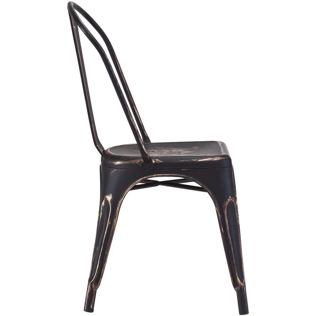 Eastham Chair Antique Black Gold (Set of 2) - Image 2