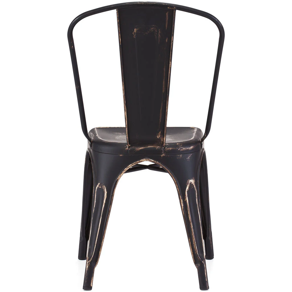 Eastham Chair Antique Black Gold (Set of 2) - Image 4