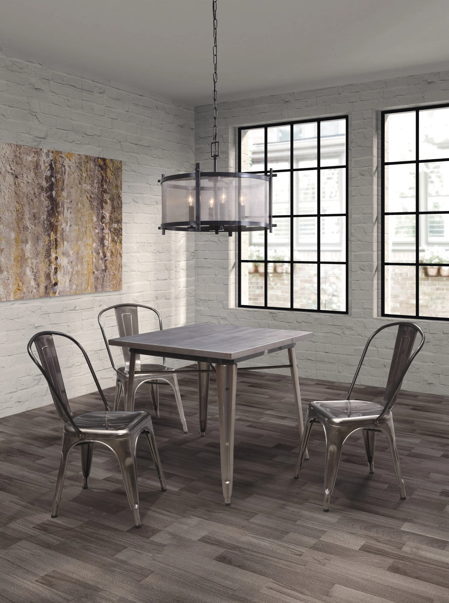 Eastham Chair Gunmetal (Set of 2) - Image 5