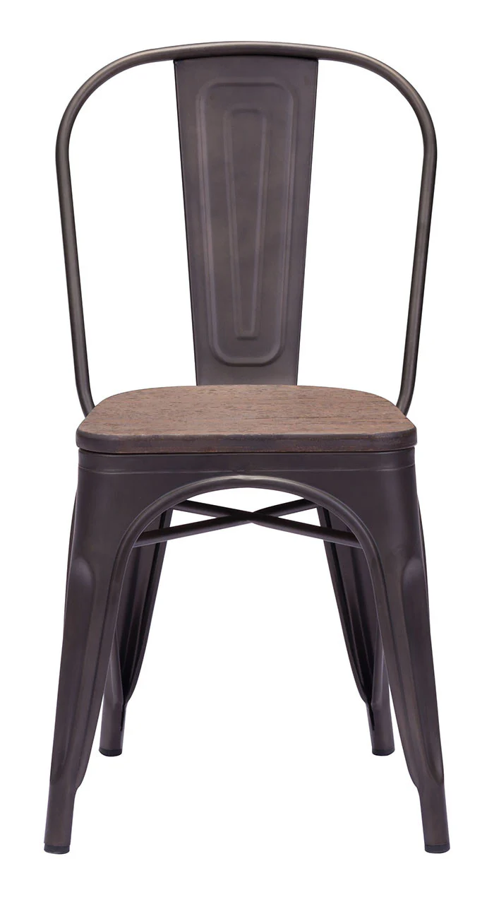 Eastham Chair Rustic Wood (Set of 2) - Image 3