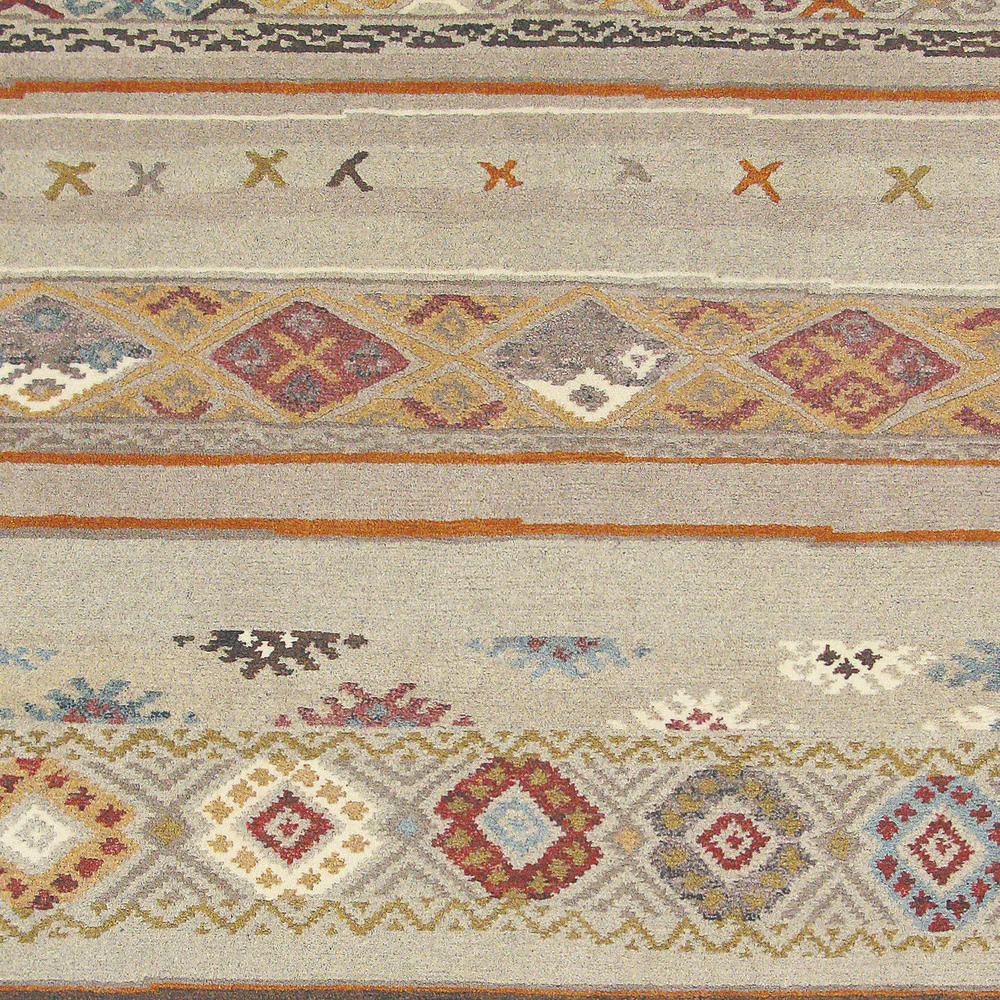 Eastwood Khaki/Camel/Teal Area Rug - Image 2