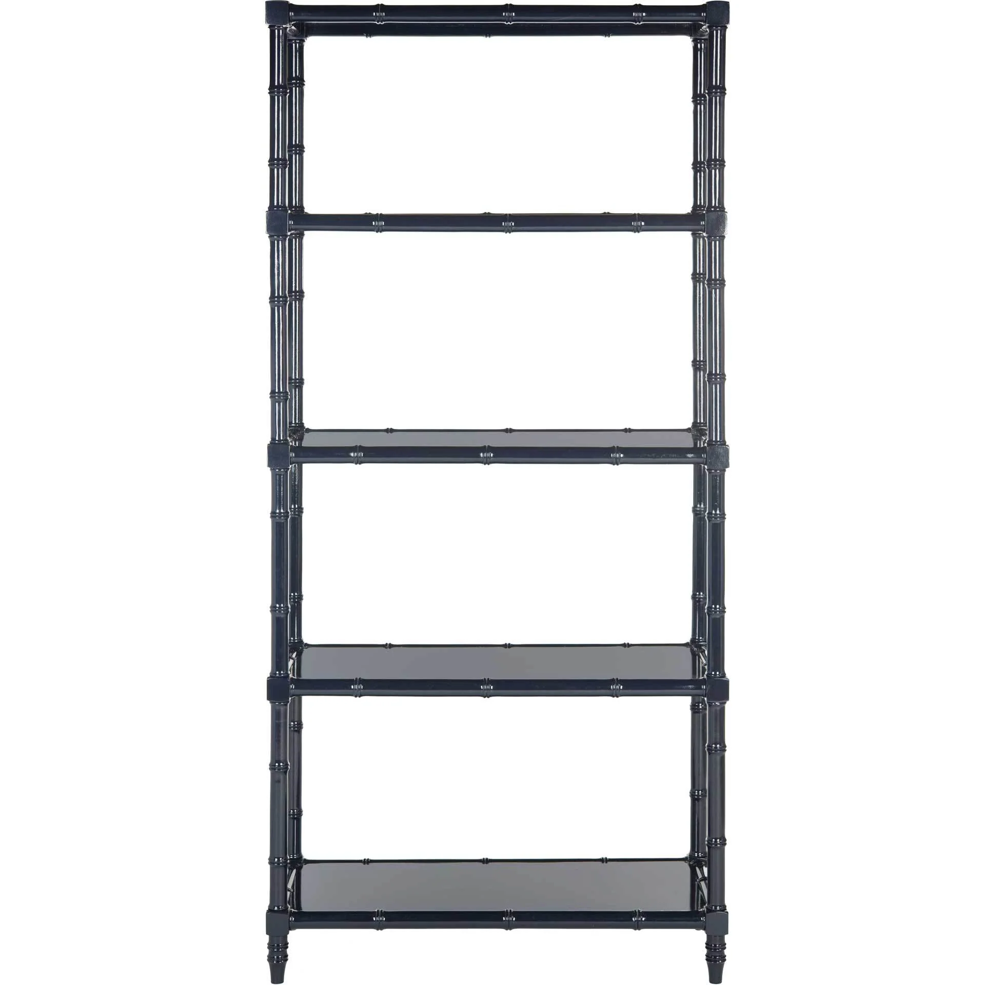 Eban Modern Coastal 4 Tier Etagere Navy - Image 2
