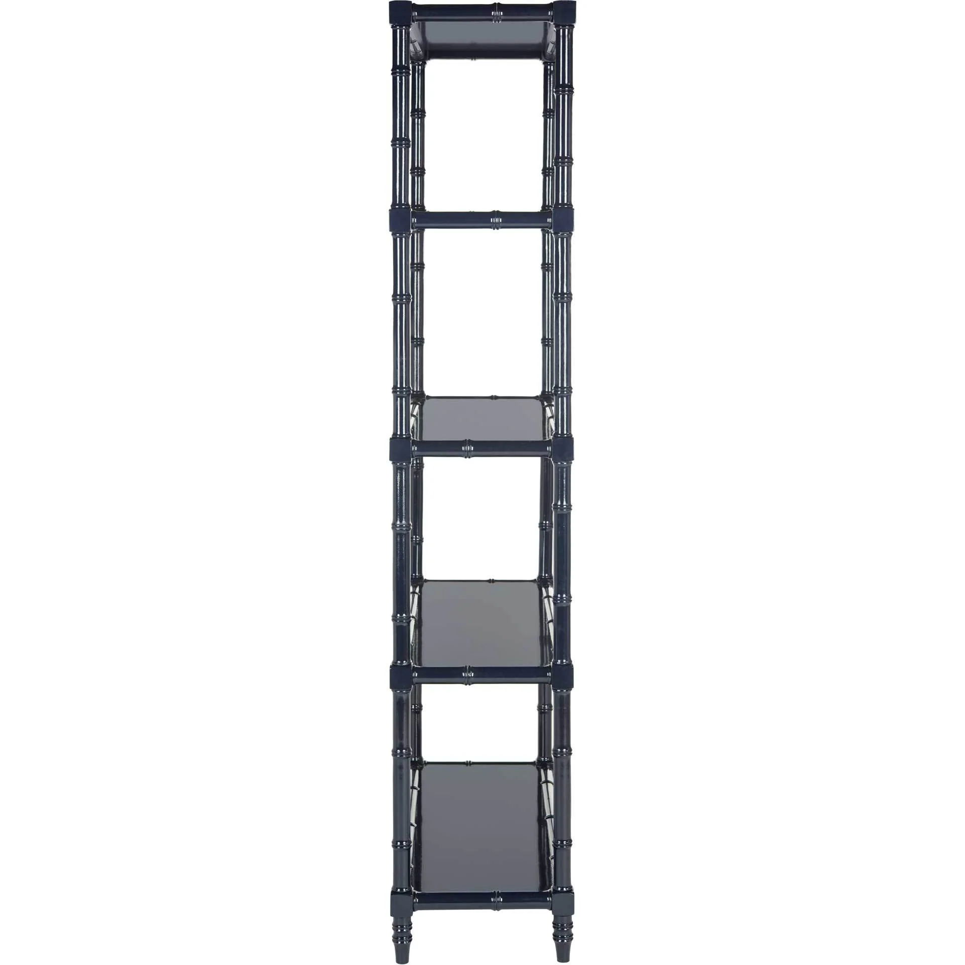 Eban Modern Coastal 4 Tier Etagere Navy - Image 3