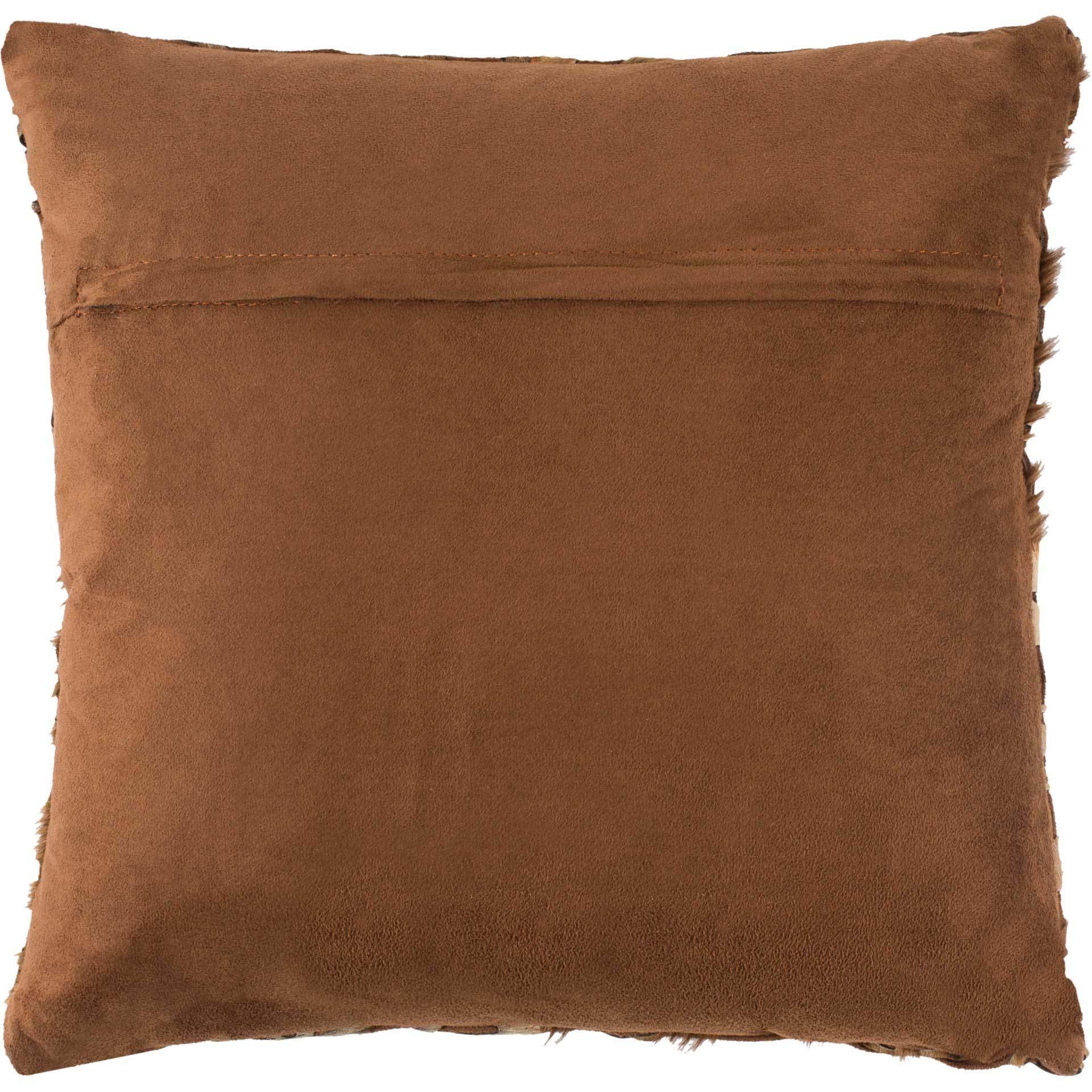 Ecclesia Cowhide Pillow Tan - Image 2