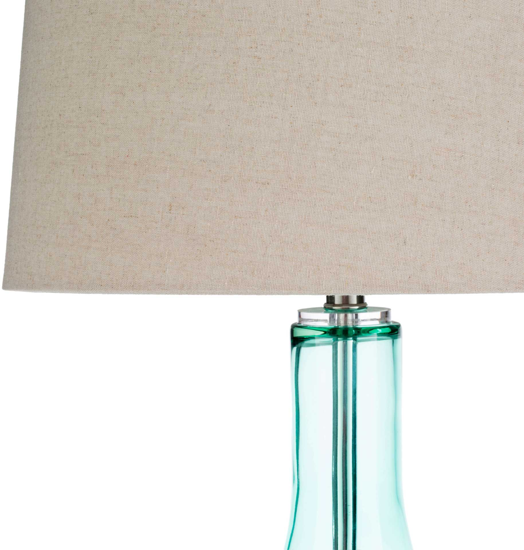 Eddie Table Lamp Ivory/Pale Blue/Aqua - Image 3