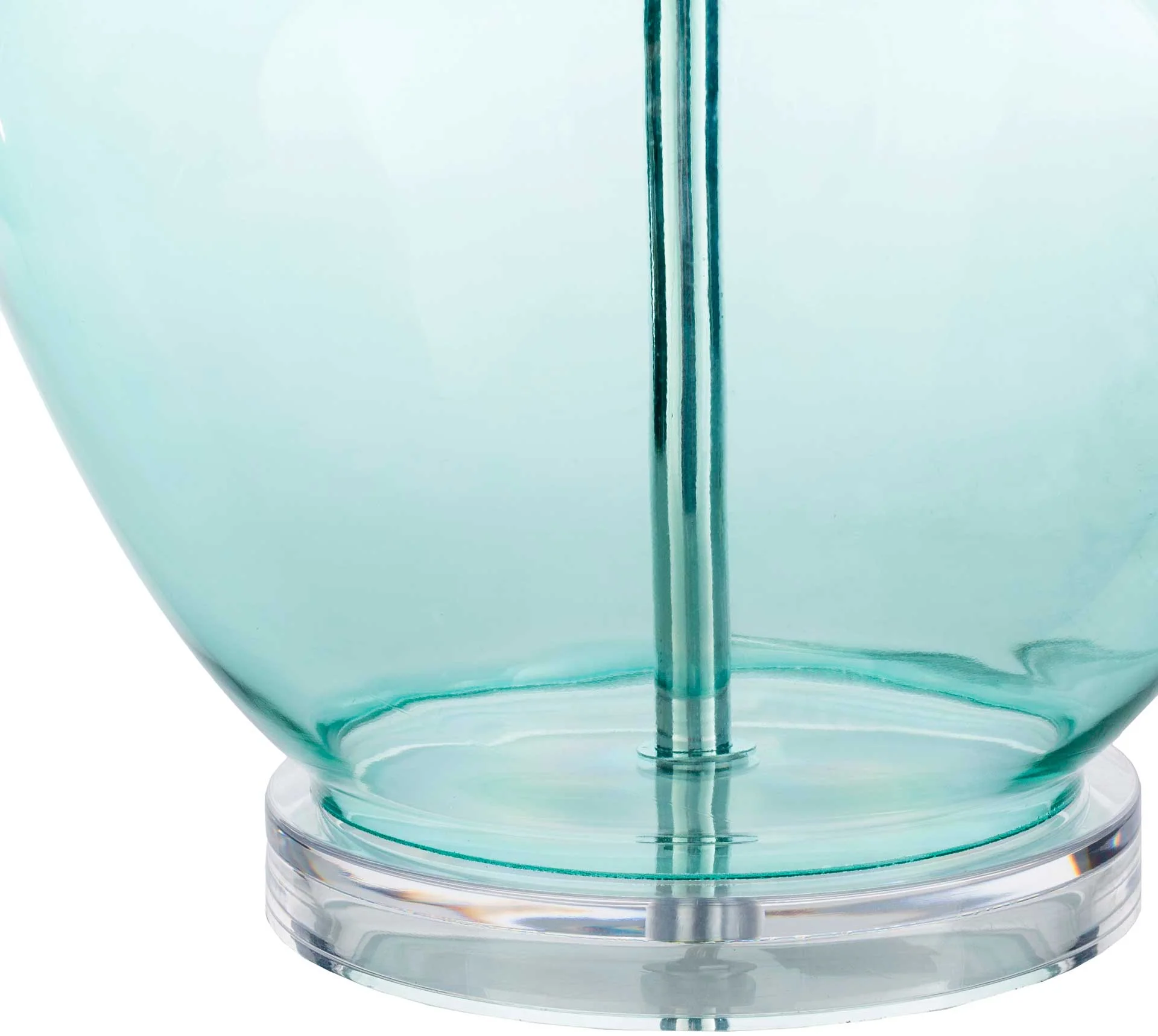 Eddie Table Lamp Ivory/Pale Blue/Aqua - Image 4