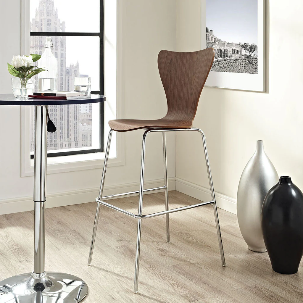 Eden Bar Stool Walnut - Image 4