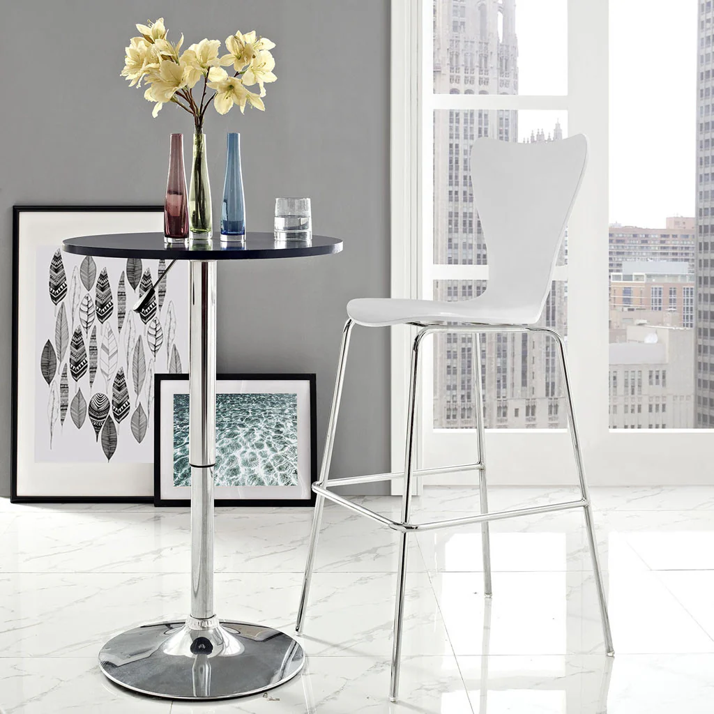 Eden Bar Stool White - Image 4
