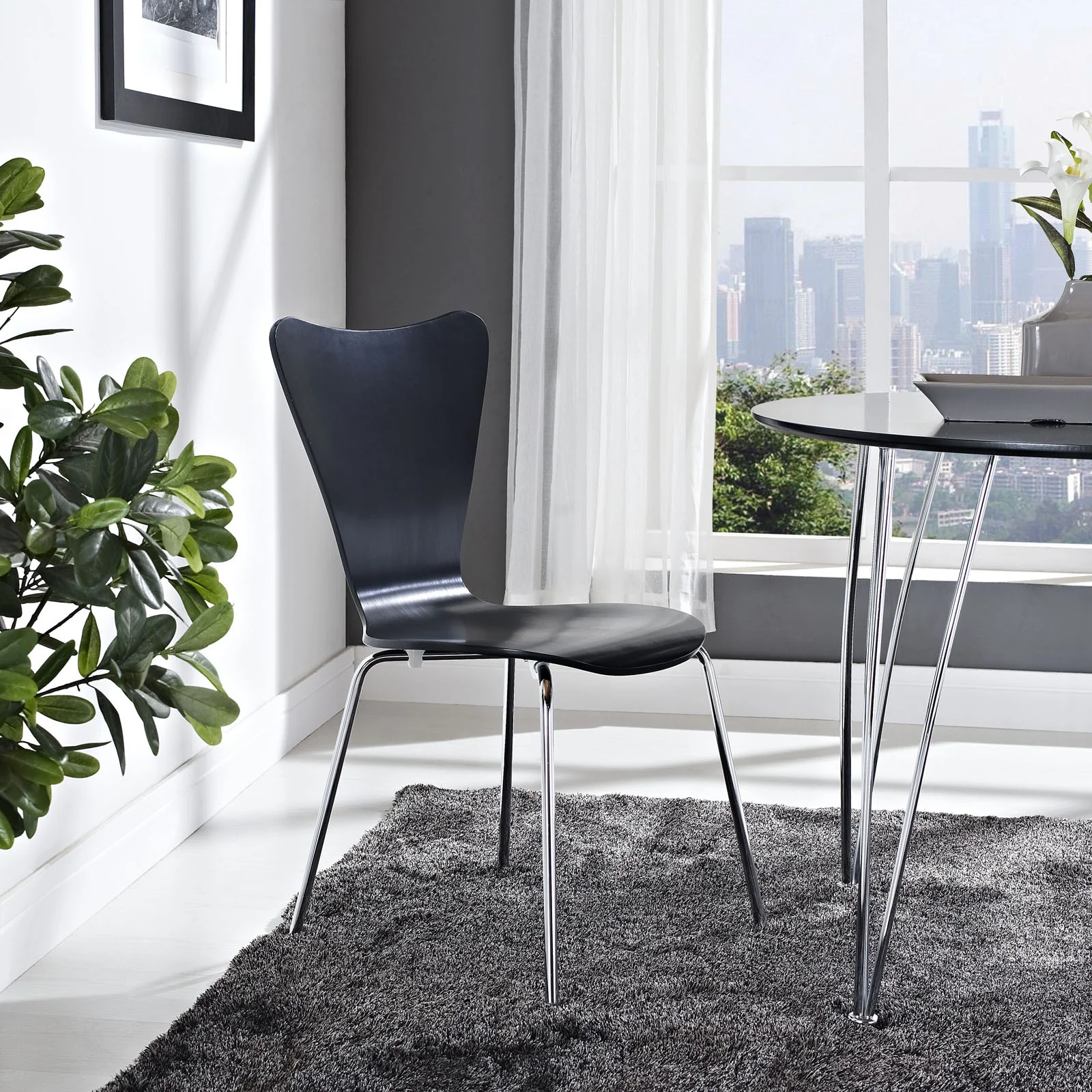 Eden Side Chair Wenge - Image 4