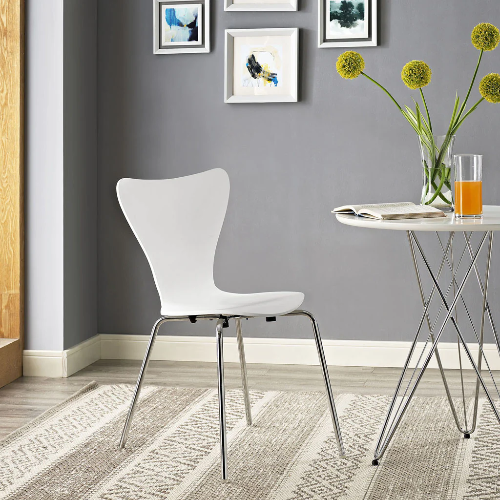Eden Side Chair White - Image 4