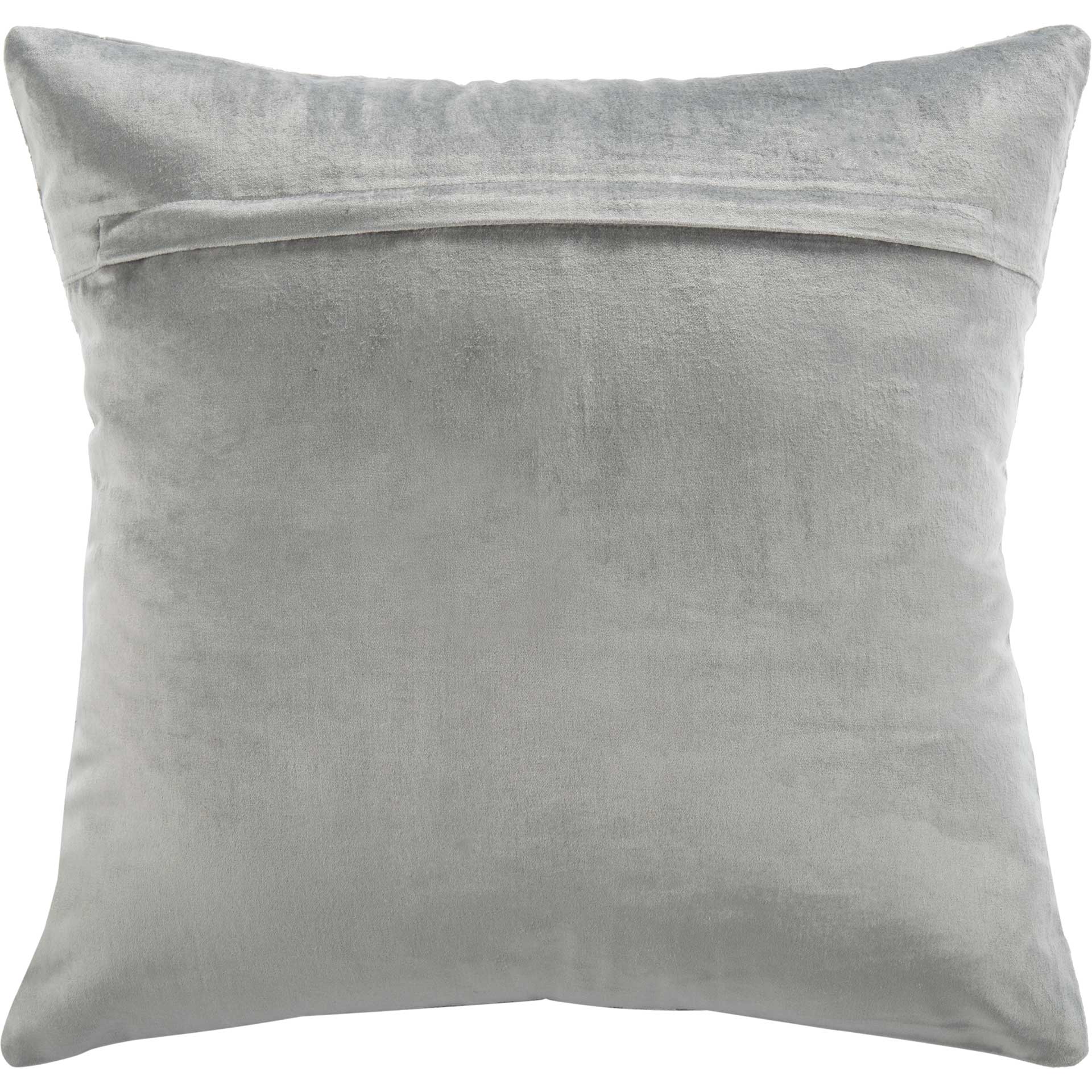 Edge Metallic Pillow Light Gray/Silver - Image 2