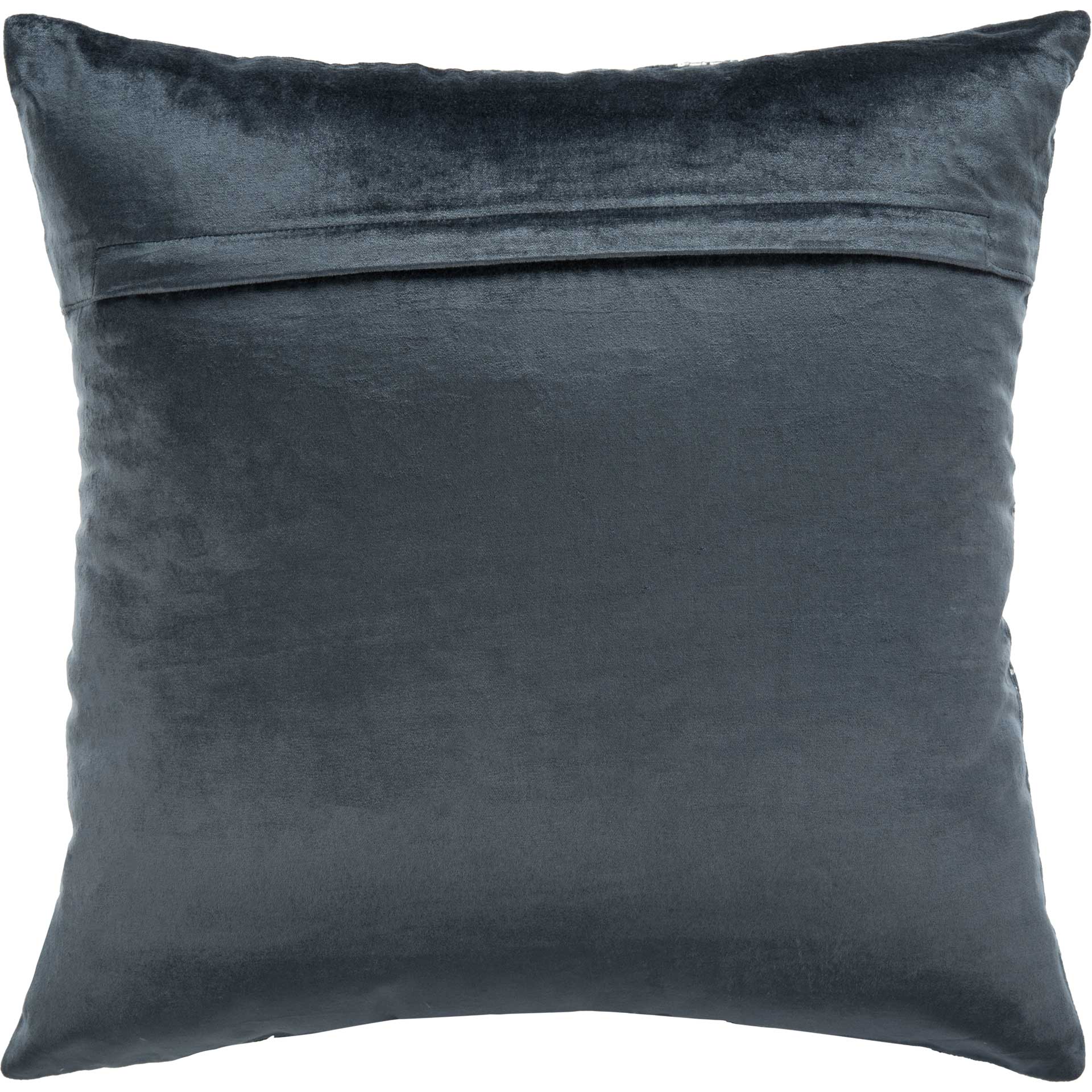 Edge Metallic Pillow Midnight Blue/Silver - Image 2
